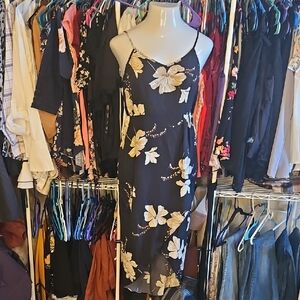 Floral Spaghetti Strap Dress